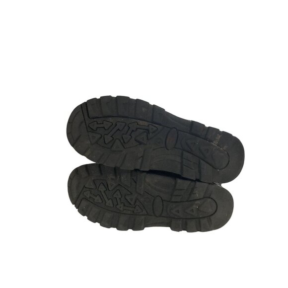 Dream Pairs Girls Size 4 Navy Fuchsia Faux Fur Winter Snow Boots - Picture 6 of 7